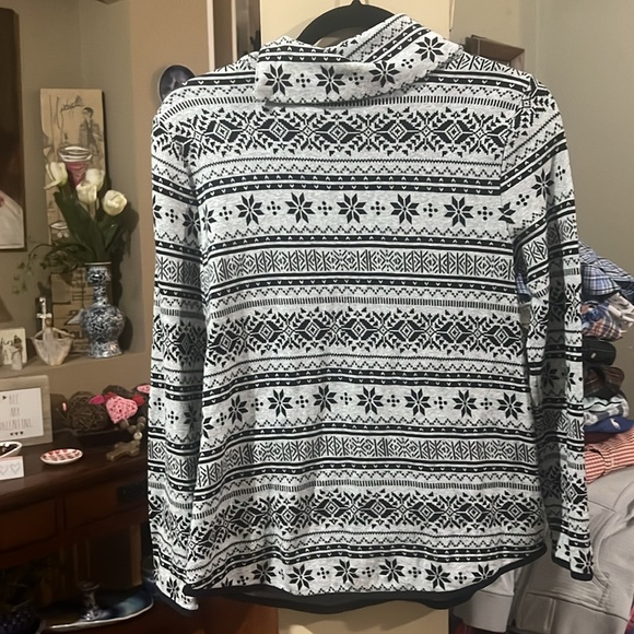 Talbots open turtleneck top - Picture 8 of 11